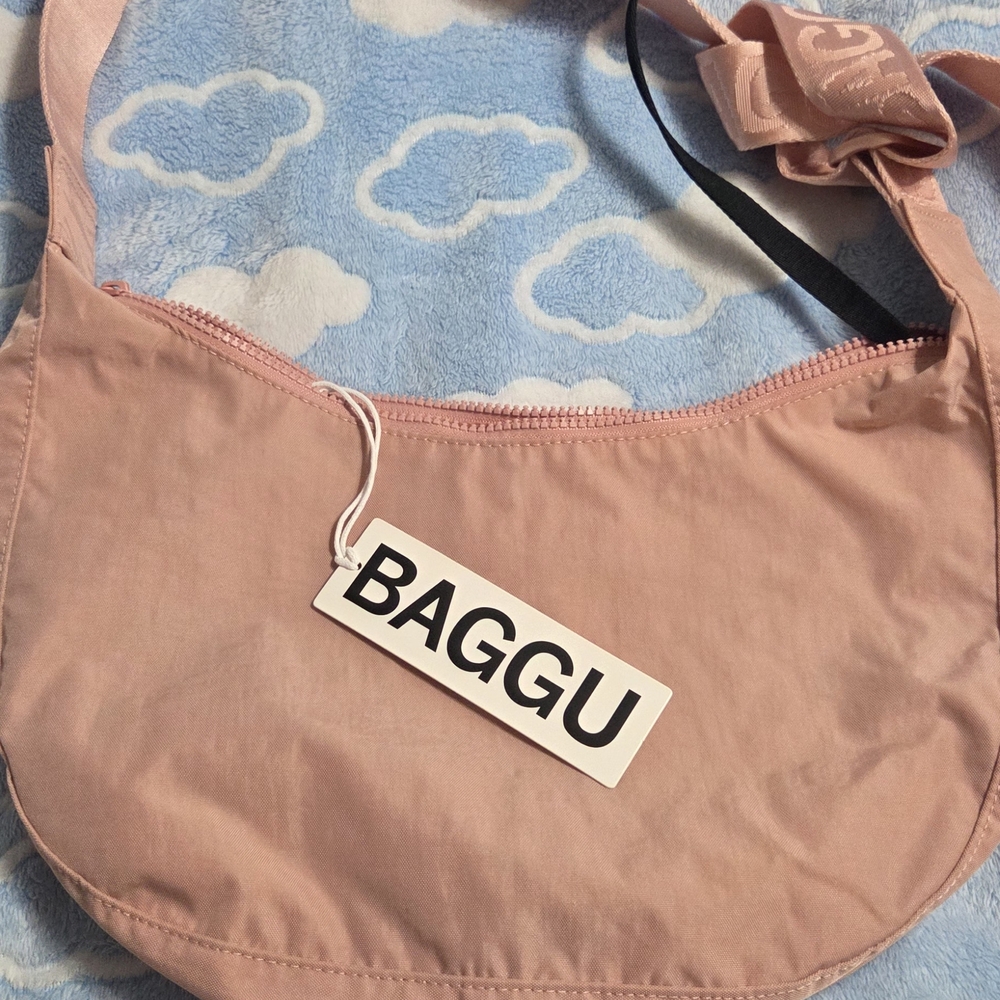 Baggu Women's Shoulder Bag in Soft Pink